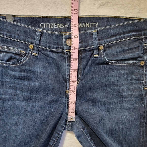 Citizens Of Humanity Jeans Women 27 Ava Low Waist Straight Leg Stretch Denim - Picture 16 of 16
